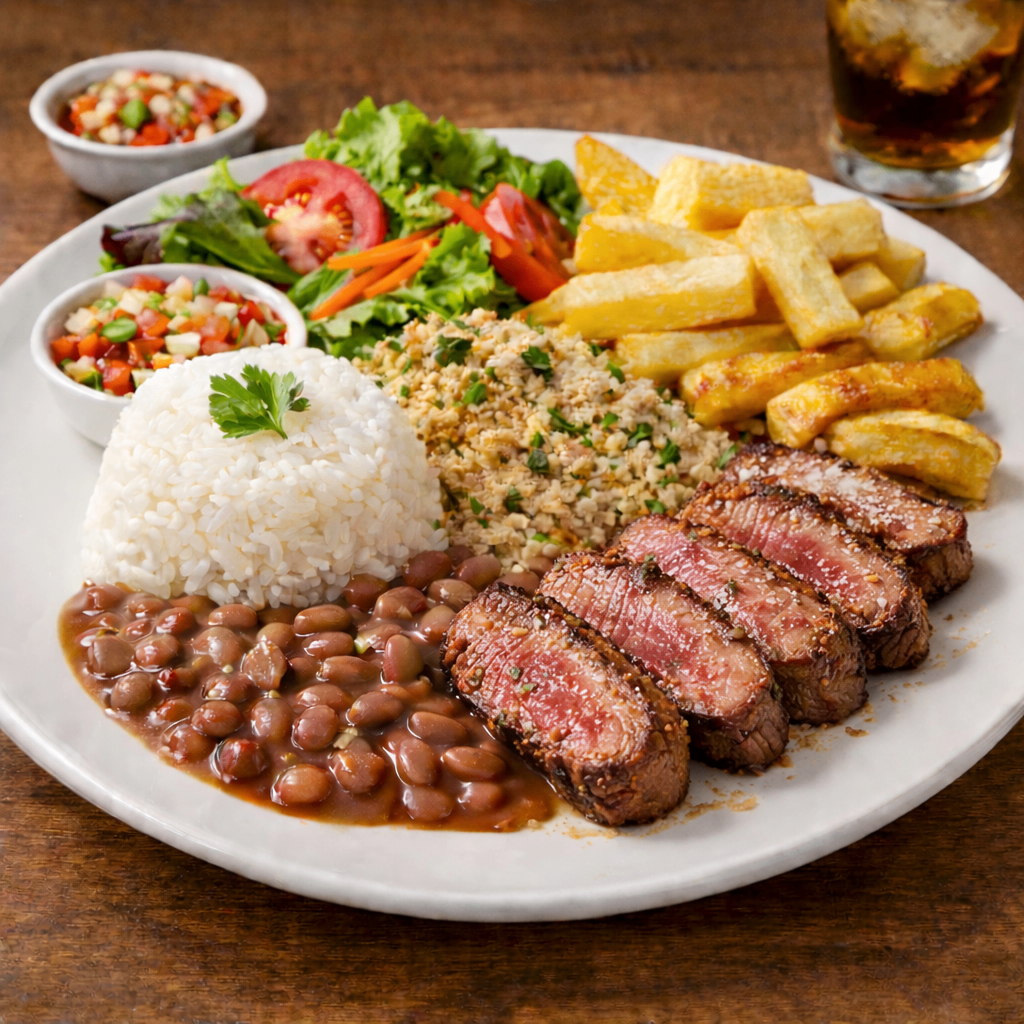 Kit Família 3 Marmitex Grande com Churrasco